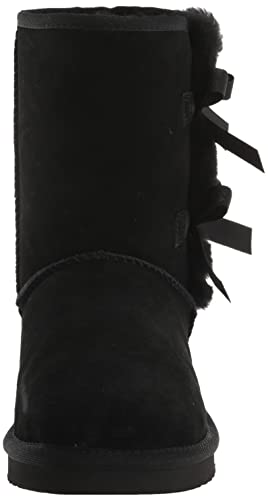 Koolaburra by UGG Women's Victoria Short Fashion Boot, Black, 11 M US
