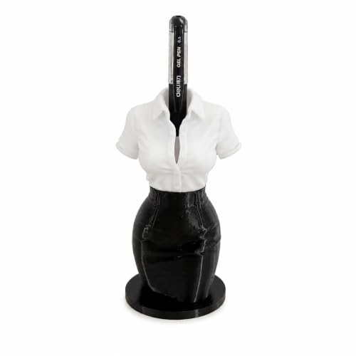RRuinian Funny Unique Pen Holder for Desk, Cute Cool Pencil Holder, Fun Desk Office Accessories for Men, Funny Desk Decor Unique Gadgets, Novelty Decor Gifts
