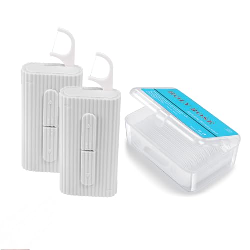 Holy rose Portable Dental Floss Picks Dispenser,Travel Flosser Case