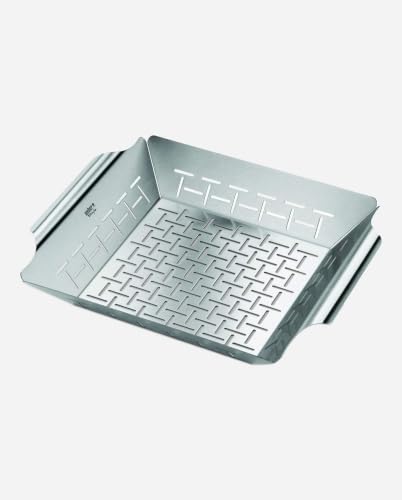Weber® Deluxe Grilling Basket, Stainless Steel for Gourmet Grilling
