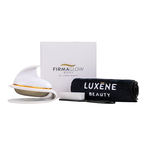 Luxene Beauty FIRMAGLOW® - For The Body - Microdermabrasion Device - Home Skin Care Tool for Anti-Aging, Skin Resurfacing, and Exfoliation - Diamond Surface - Spa Quality - All Skin Types