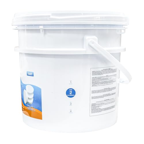 Chlorine Tablets 3 inch 25 Pounds, TABIT Swimming Pool Long Lasting Chlorinating Tablets, Slow Dissolving, Tri-Chlor for Swim Pool, Hot Tubs, Spa