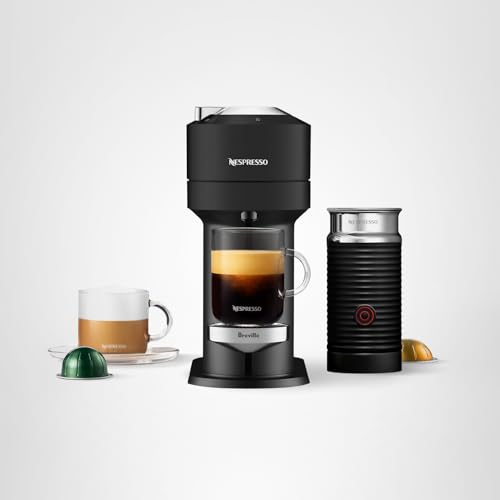 Nespresso Vertuo Next Deluxe Coffee and Espresso Maker by Breville with Aeroccino Milk Frother