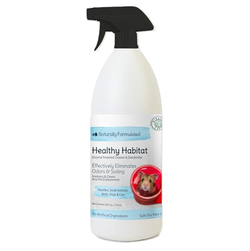 Miracle Care Healthy Habitat Cleaner and Deodorizer, 24 Ounce, Freshens and Cleans Any Pet Environment