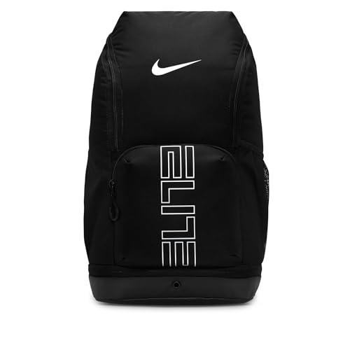 Nike Varsity Elite Backpack (32L), Black/Black/Metallic Silver, MISC