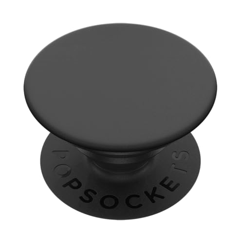 PopSockets Adhesive Phone Grip, Holder- Black | Anti-Drop, Kickstand, Secure Comfortable Hold, Black, Create a Mobile Phone Outfit