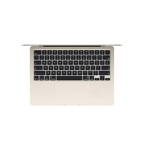 Apple 2026 MacBook Air 13-inch Laptop with M5 chip: Built for AI, 13.6-inch Liquid Retina Display, 16GB Unified Memory, 512GB SSD, 12MP Center Stage Camera, Touch ID, Wi-Fi 7; Starlight