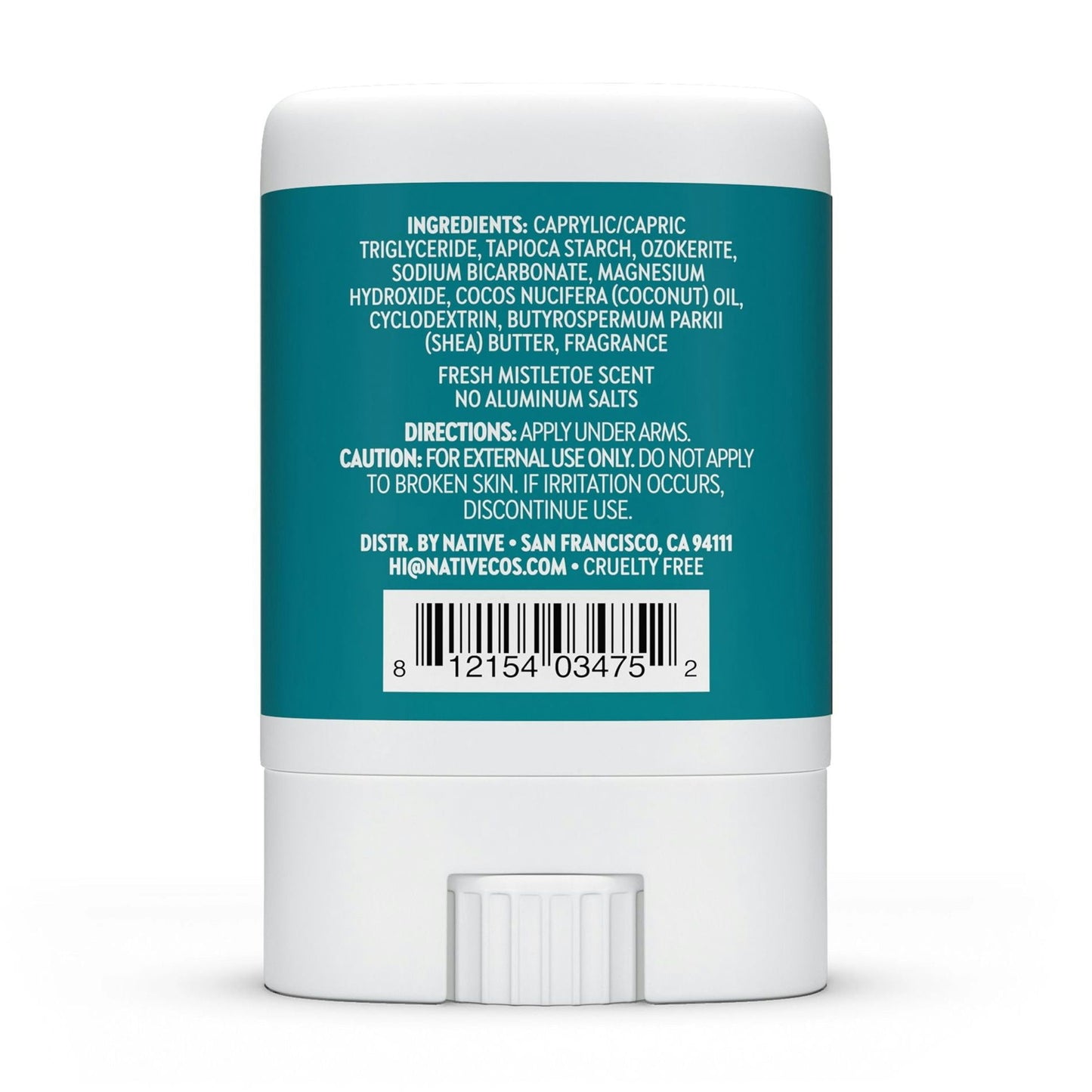 Native Limited Edition Mini Deodorant Fresh Mistletoe, 0.35 oz