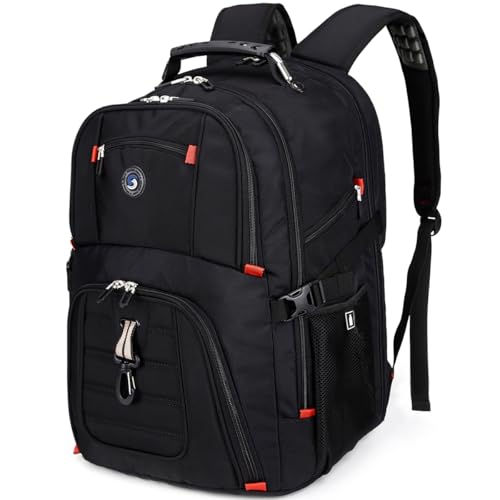 SHRRADOO Extra Large Travel Laptop Backpack for Men, Work College Backpacks
