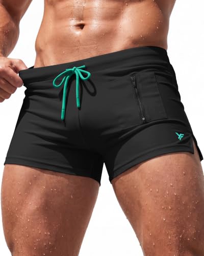 Men Swim Underwear Brief Trunks Bikini Boxer 4 3 Inch Cove Quick Dry Swimwear Bikini Swimsuit Water Beach Trip Essentials Summer Vacation Must Have Travel Accessories Need Gear Gift Item Gadget 2026