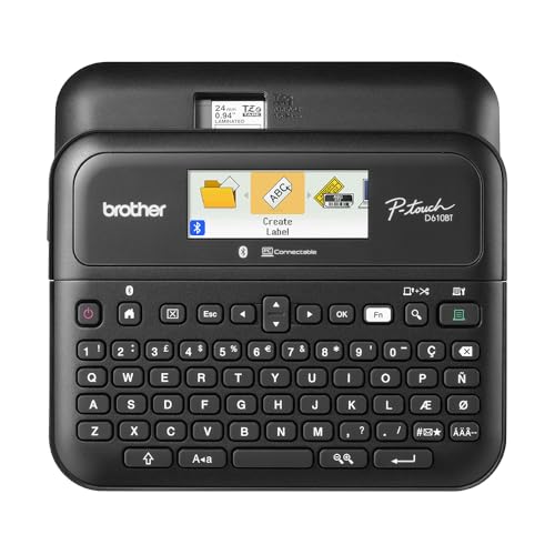 Brother P-Touch PT-D610BT Business Professional Connected Label Maker with Bluetooth®
