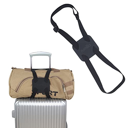 Luggage Straps Bag Bungee, Luggage Straps Suitcase Adjustable Belt,Add a Bag Easy to Travel Suitcase Elastic Strap Belt – (Black)