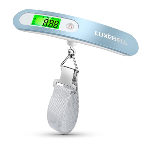Digital Luggage Scale Vacation Travel Essentials Accessories Gifts for Traveler Portable Suitcase Handheld Weight Scale 110 lbs Hanging Baggage Travel Must Haves