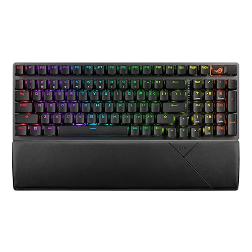 ASUS ROG Strix Scope II 96 Wireless Mechanical Gaming Keyboard – 96% Full-Size, Tri-Mode Connectivity