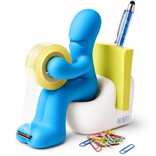 The Butt Tape Dispenser – Funny Gifts for Men – Weird Stuff, Desk Accessories for Men - Novelty, Fun Office Supplies Gag Gifts for Men - Teacher Gifts Boss Gifts for Men - Going Away Gift for Coworker