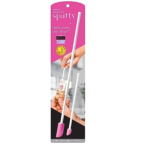 Spatty Daddy Beauty Spatula Set (6 and 12 Inch Pink) Mini Makeup Tool, Makeup Beauty Set, Stocking Stuffers, Teenage Girls Gifts, Best Stocking Stuffers for Moms, Gifts for Women Who Have Everything