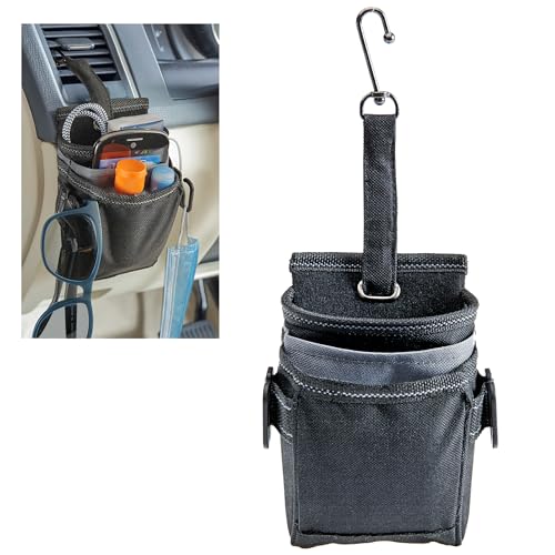 DriverPockets Car Vent Organizer - Hanging Phone Holder and Car Pen Holder