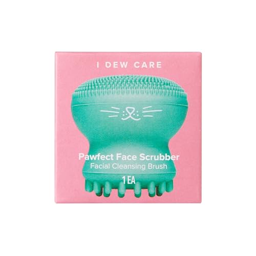 I DEW CARE 3-in-1 Cute Pawfect Face Scrubber - Silicone Pore Cleanser 1EA