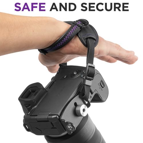 Altura Photo Camera Hand Strap - Rapid Fire Secure Grip, Padded Wrist Straps for Photographers for DSLR and Mirrorless Cameras