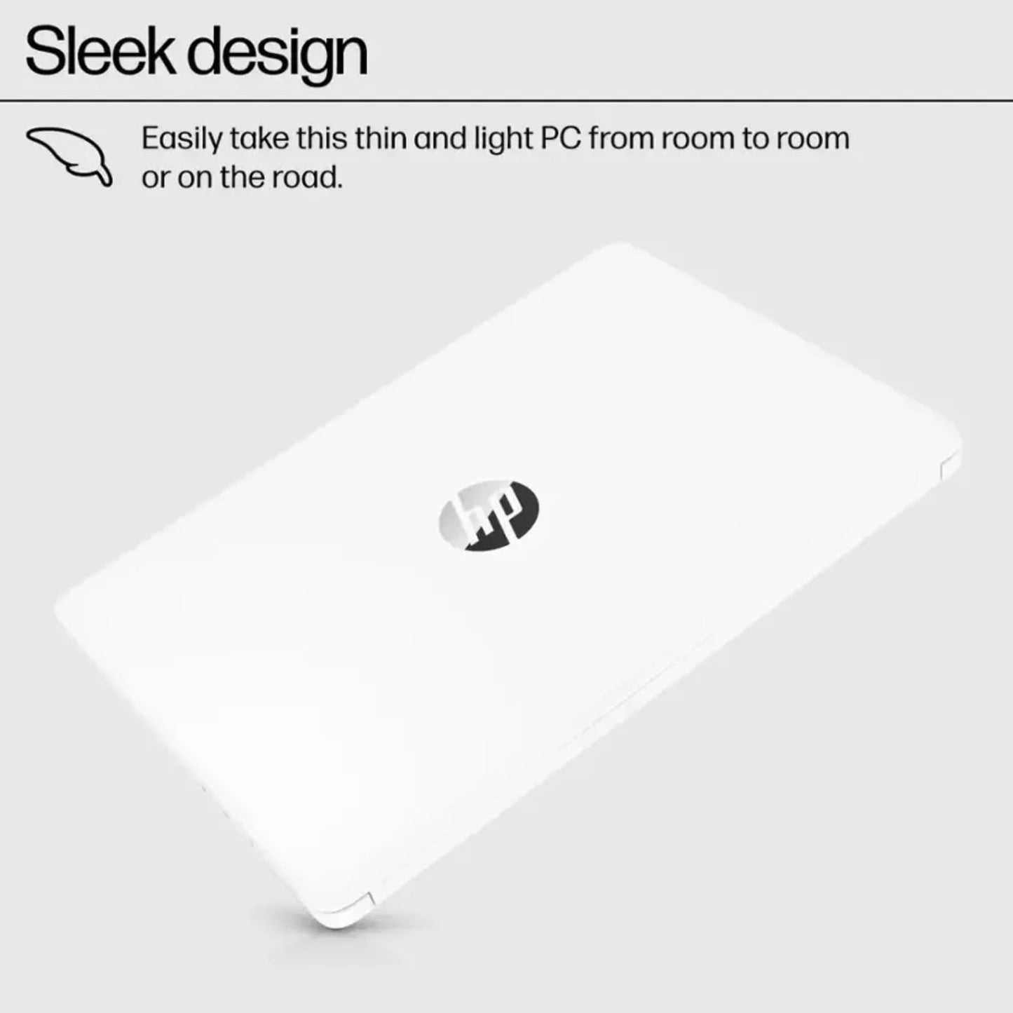 HP Ultra Slim Laptop for Students and Business | 1 Year Office 365 | 1.1TB Storage (1TB Cloud and 64GB Hard Drive) | Intel Quad-Core, 8GB RAM | Windows 11 Home w/o Earbuds