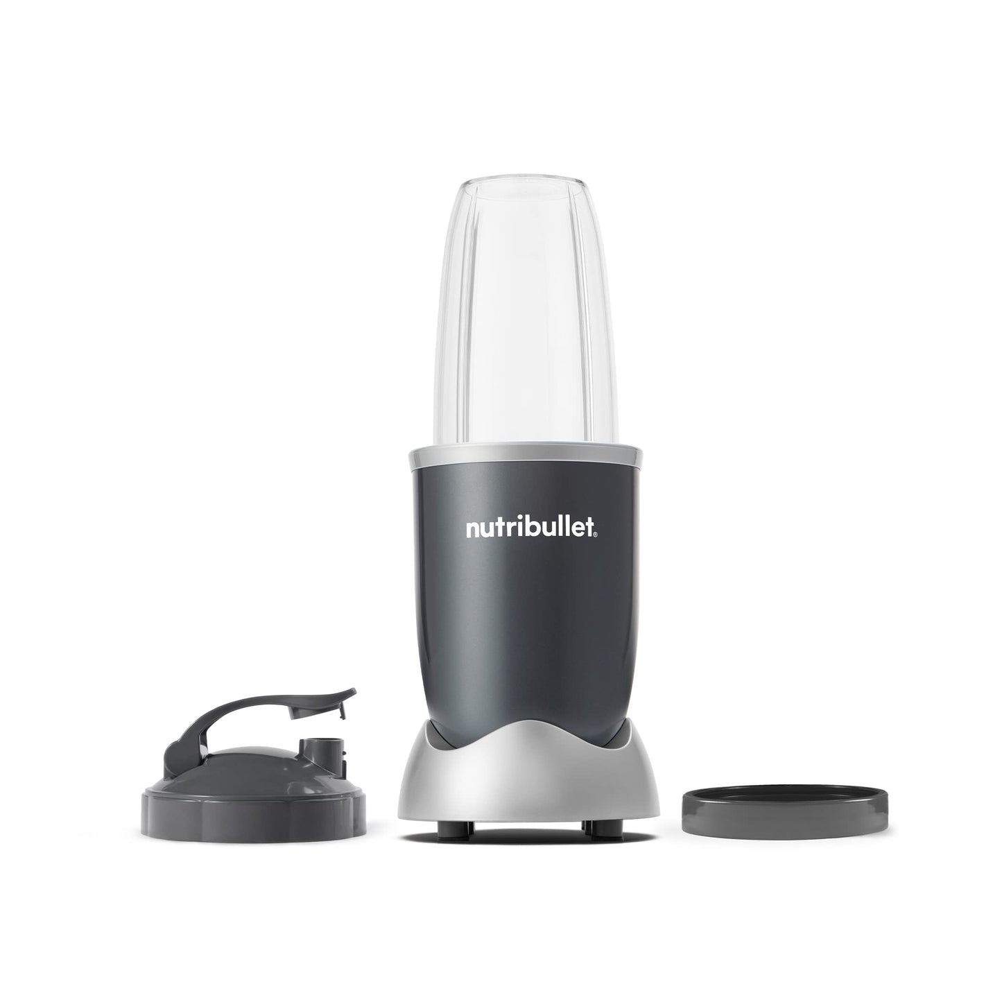 nutribullet Personal Blender, Shakes, Smoothies, Food Prep, and Frozen Blending, 24 Ounces, 600 Watt, Gray, NBR-0601WM