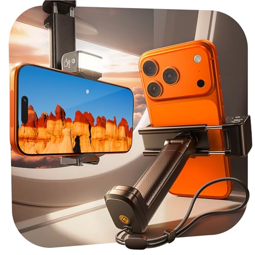 LISEN Airplane Travel Essentials (LED) Phone Stand Holder for Desk 2026 Airplane Gadgets 2026 Women Men Long Flight Accessories Photographic Lighting Flash Tubes Kids Gifts,2pack