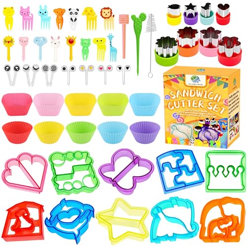FUNGYAND Sandwich Cutter Set, Complete Bento Box Accessories Kit