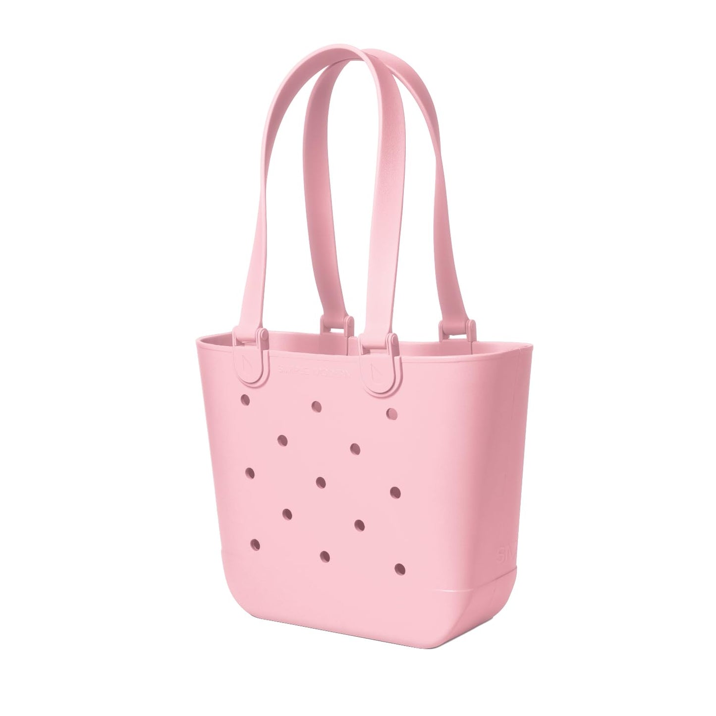 Simple Modern Beach Bag Rubber Tote | Waterproof Medium Tote Bag with Zipper Pocket for Beach, Pool Boat, Groceries, Sports | Getaway Bag Collection | Blush