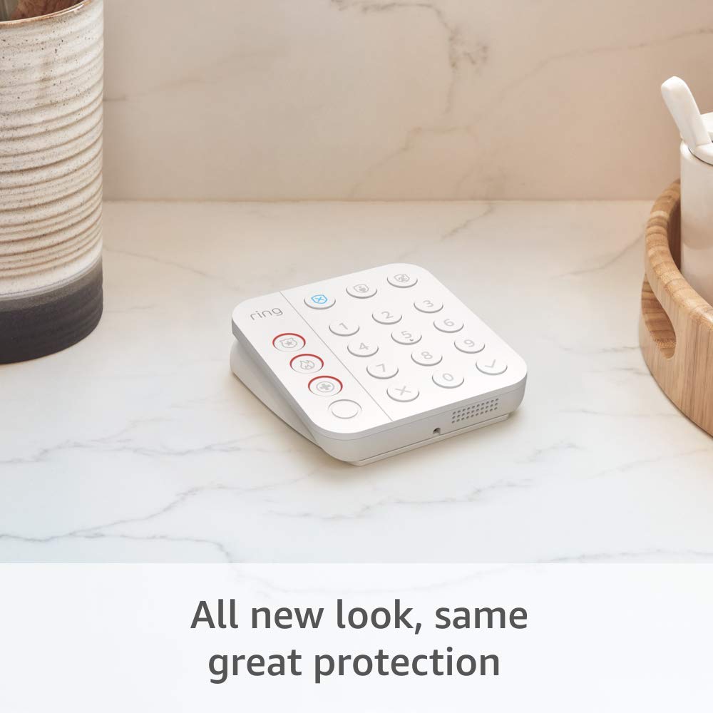 Ring Alarm 14-Piece Kit (newest model), Wireless smart home or business security system, expandable, easy setup, Mobile App Control, 24/7 Professional Monitoring, Alexa Compatible