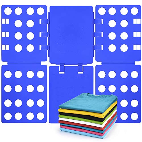 Geniusidea Shirt Folding Board T Shirt Laundry Folder for Clothes Red