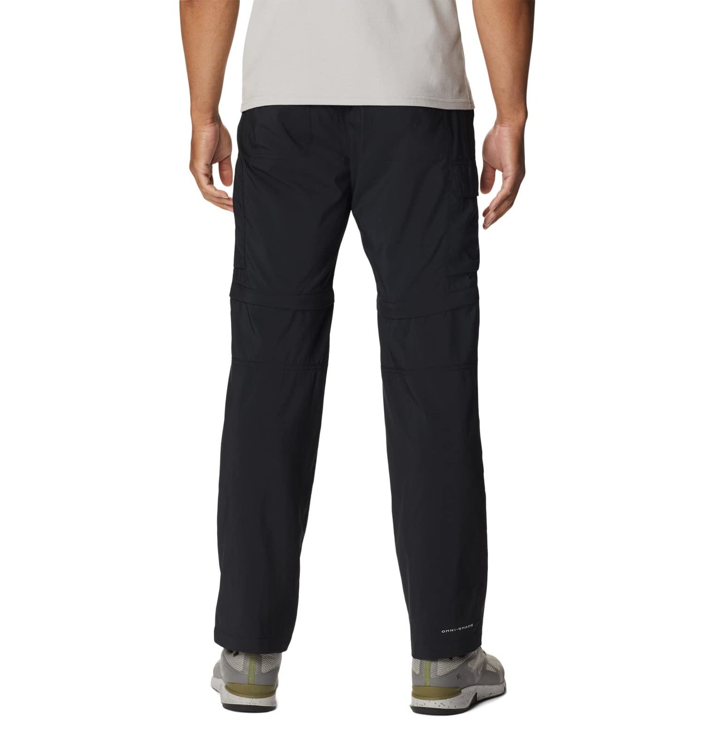 Columbia Mens Silver Ridge Utility Convertible Hiking Pant, Black, 34 x 30