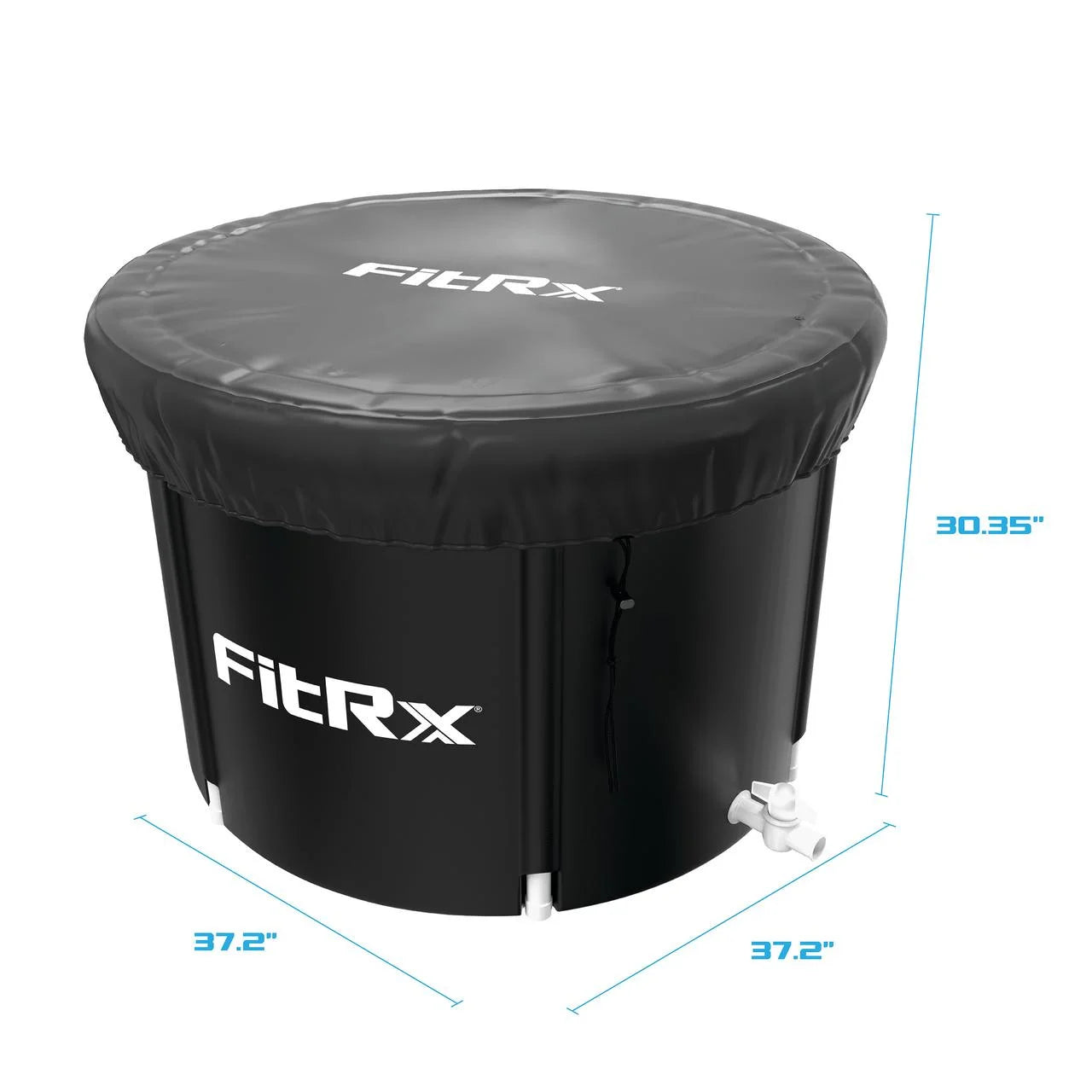FitRx Ice Bath Cold Plunge Tub Cold Water Therapy XL Plunge Pool with Cover, 116 Gallon