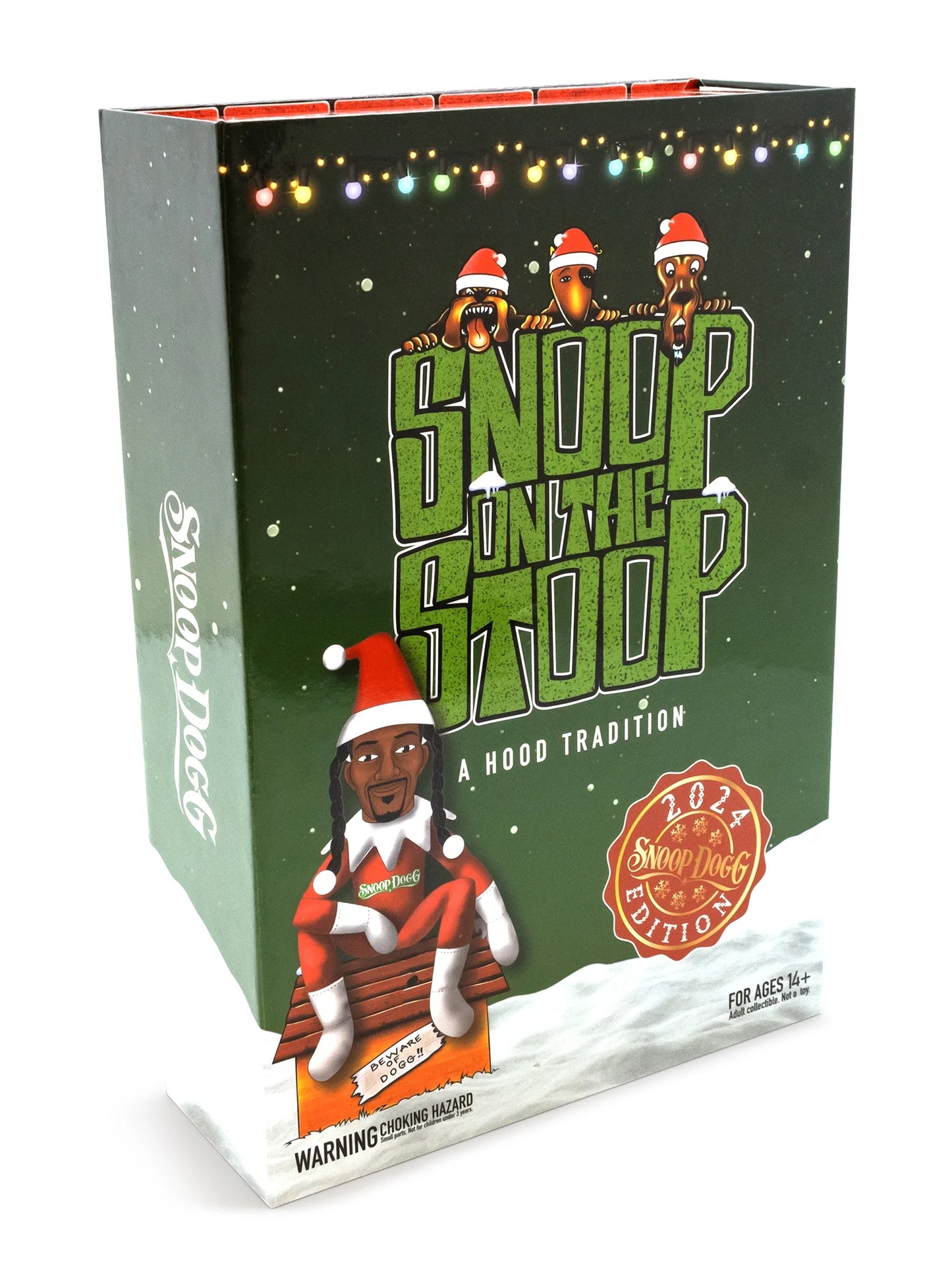 Snoop Dogg Snoop on The Stoop 12” Christmas Red Plush Figurine