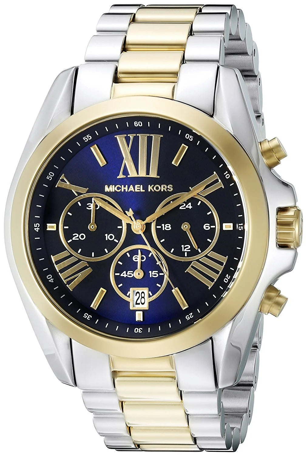 Michael Kors Men's Bradshaw Two-Tone Chronograph Metal Watch MK5976