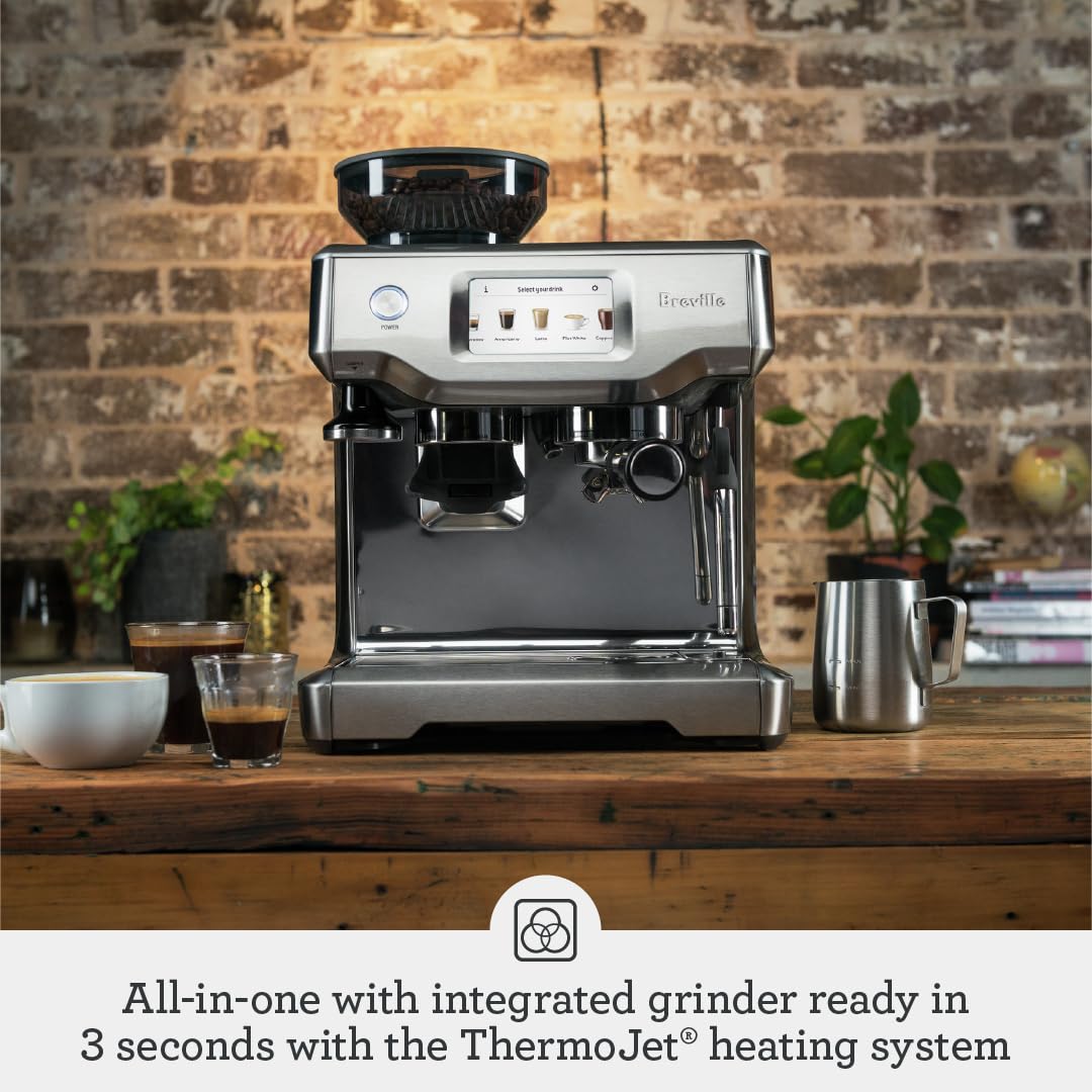 Breville Barista Touch Espresso Machine, One Size, Brushed Stainless Steel