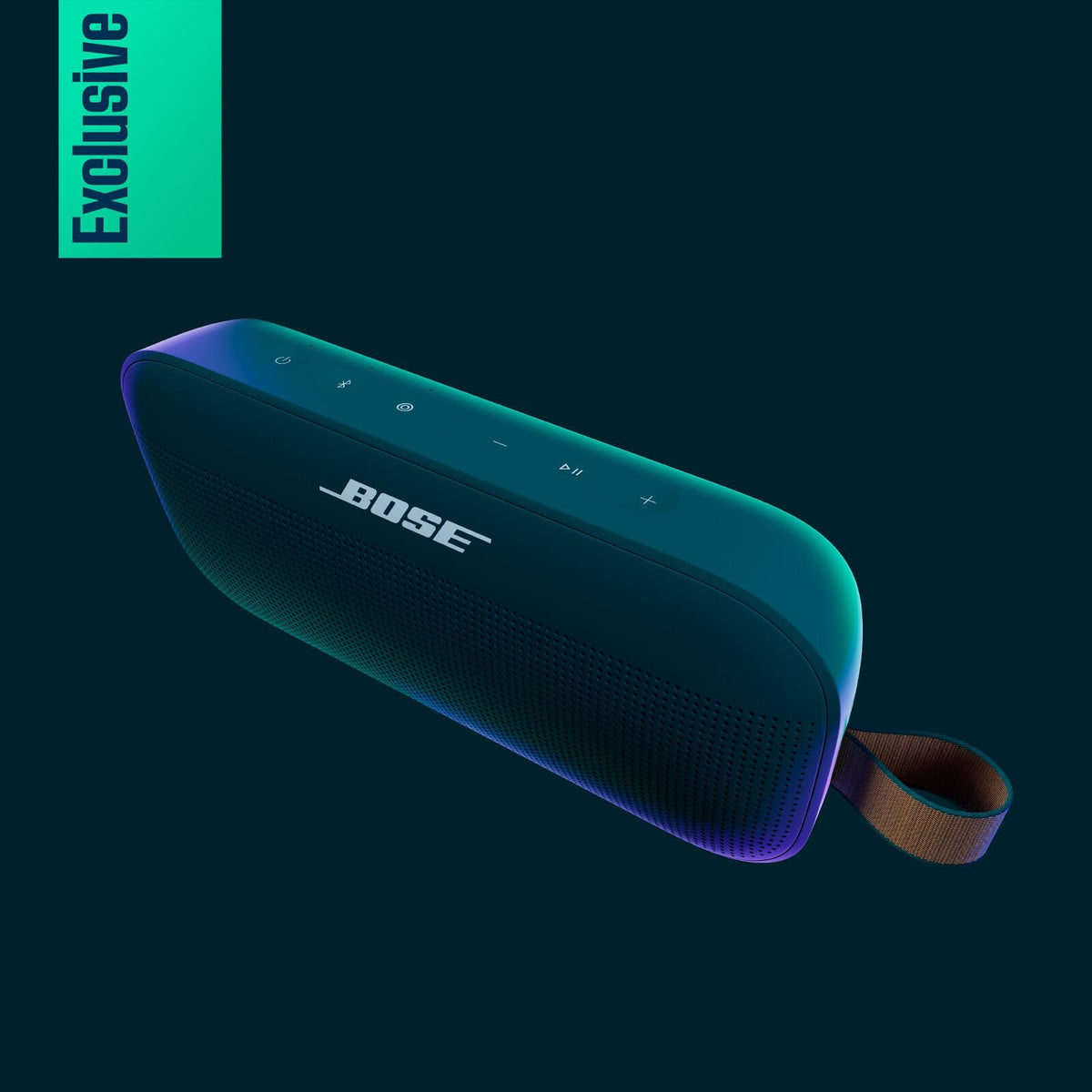 Bose SoundLink Flex Portable Bluetooth Speaker (2nd Gen), Portable Outdoor Speaker with Hi-Fi Audio, Up to 12 Hours Battery Life, Waterproof and Dustproof, Twilight Blue - Limited Edition Color