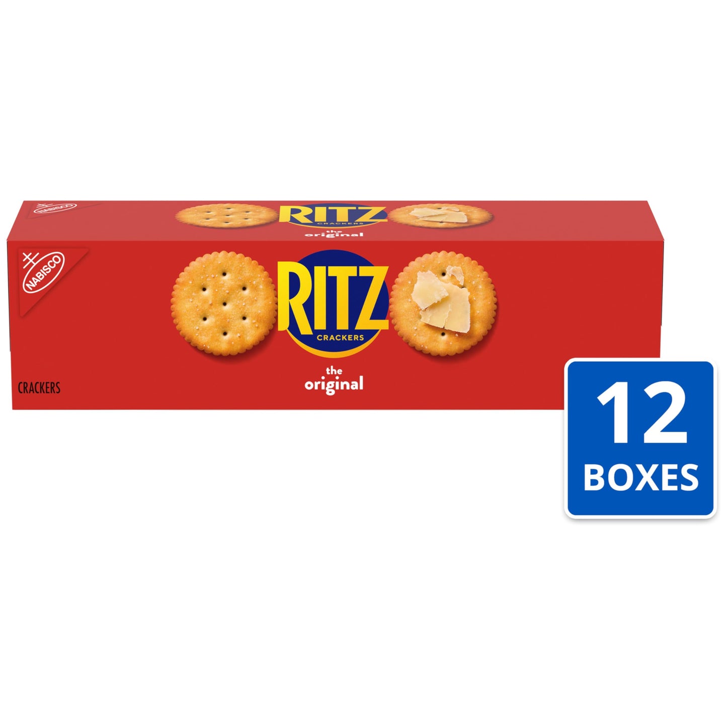 RITZ Original Crackers, Snacks for Kids and Adults, Bulk Lunch Snacks, 12- 3.4 oz. Boxes