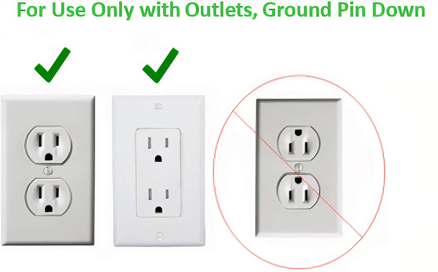 Sleek Socket Original & Patented Flat Ultra-Thin Outlet Concealer with Extension Cord Kit, Multi Outlets Power Strip, Ideal for Home Improvement, Hide Bulky and Messy Cords, 3ft