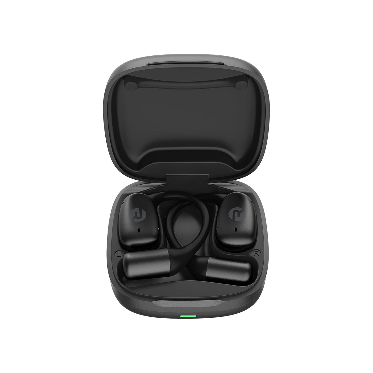 Raycon Essential Open Earbuds – True Wireless Open Ear Bluetooth 6.0 Headphones, Ultra-Lightweight, Comfort Hook Design, IPX5 Water Resistant, 36 Hours of Battery Life (Black)