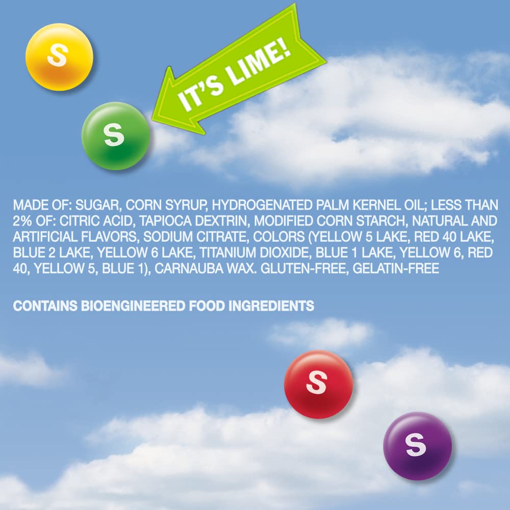 SKITTLES Original Chewy Candy Bulk Pack, Family Size Candy Bags, 27.5 oz Bag (Pack of 6) Bulk Bags, Box