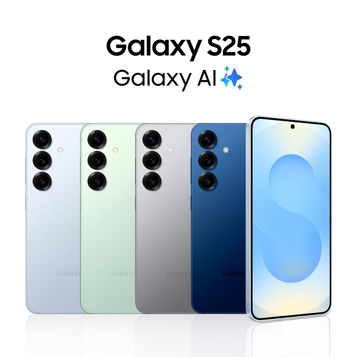SAMSUNG Galaxy S25 Cell Phone, 256GB AI Smartphone, Unlocked Android, AI Camera, Fast Processor, ProScaler Display, Long Battery Life, 2025, US 1 Yr Manufacturer Warranty, Silver Shadow