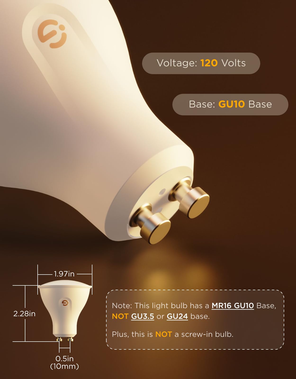 Govee GU10 LED Bulb, Smart GU10 Light Bulbs, Dimmable Color Changing Light Bulbs, 85 Dynamic Scenes, WiFi & Bluetooth LED Bulbs Work with Alexa, Google Assistant, Syncs with Music, 4 Pack