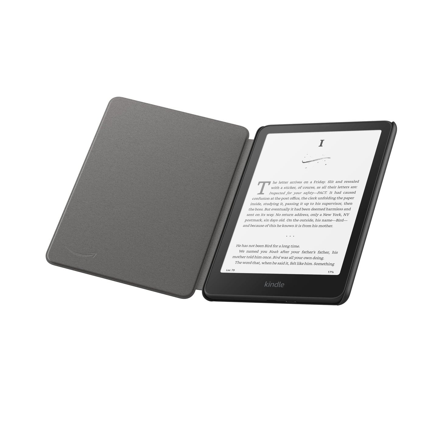Amazon Kindle Paperwhite and Kindle Colorsoft Case, Lightweight and Water-Safe, Foldable Protective Cover - Fabric
