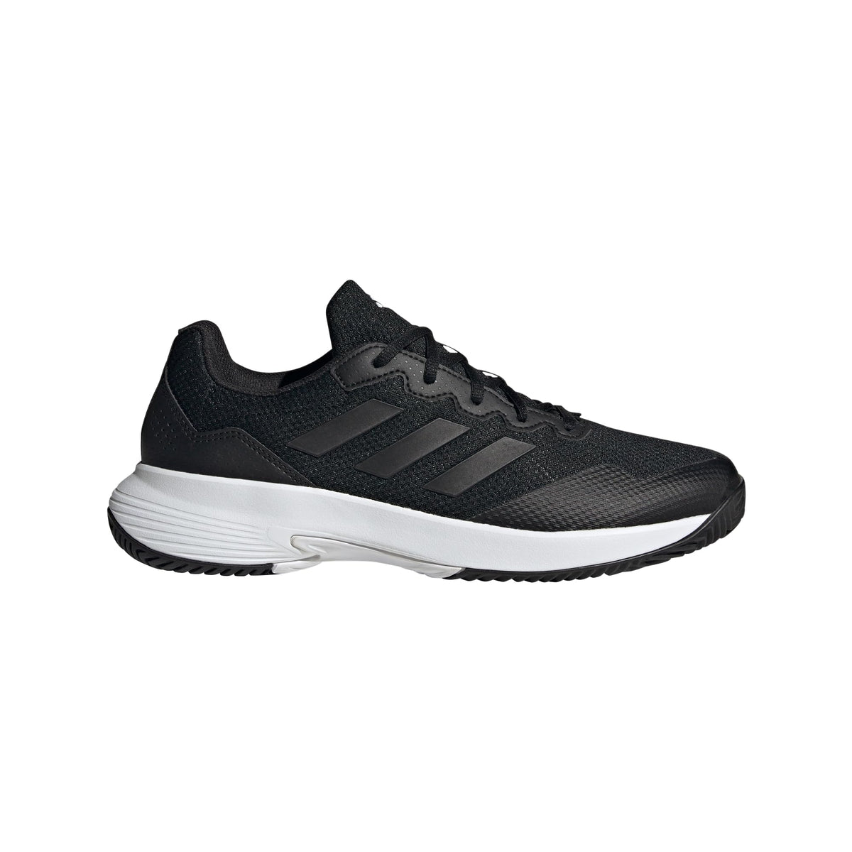 adidas Men's Gamecourt 2.0 Tennis Sneaker, Black/Black/Grey, 10.5