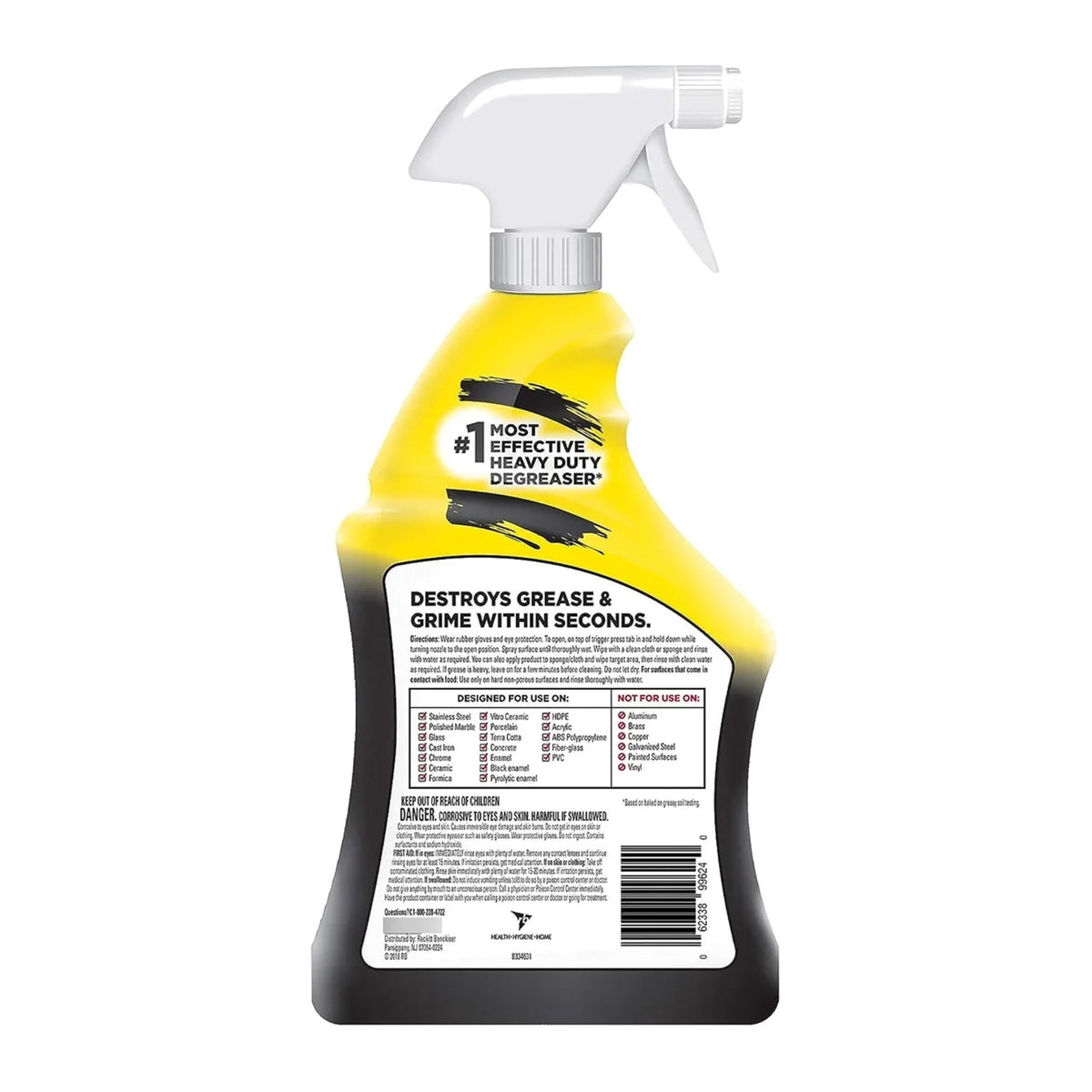 Easy-Off Heavy Duty Degreaser Cleaner Spray, Kitchen Degreaser, 32 Oz