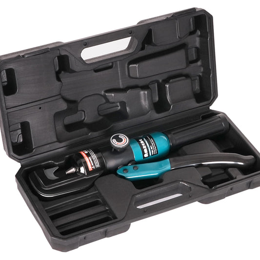 AMZCNC Point Press Hydraulic Crimping Tool, Dies-Less Cable Crimper for 8 AWG – 3/0 AWG, One-Hand Operation, Faster Than Die-Type Crimpers