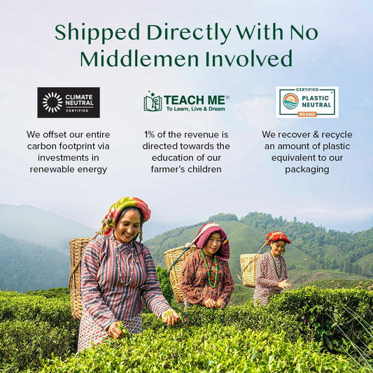 VAHDAM, Assorted Valentines Day Tea Gift Set | Classic Gift Box - 24 Unique Flavor in Individually Wrapped Pyramid Tea Bags | Valentines Day Gifts for Him & Her