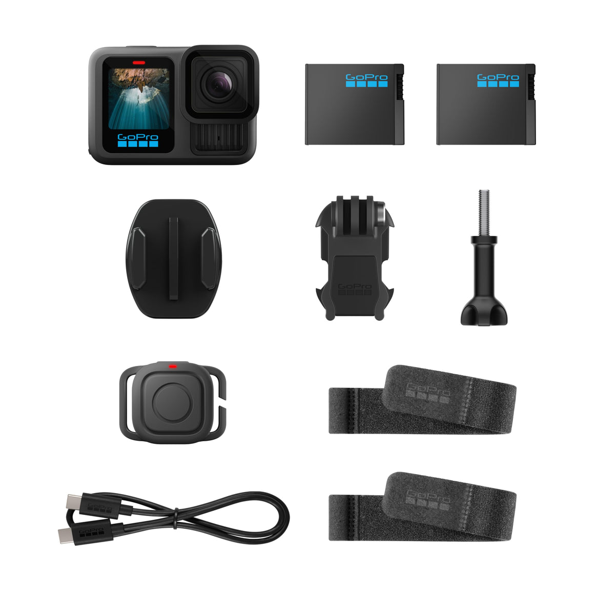 GoPro HERO13 Black Action Bundle - Includes 2 Enduro Batteries and Waterproof Shutter Remote