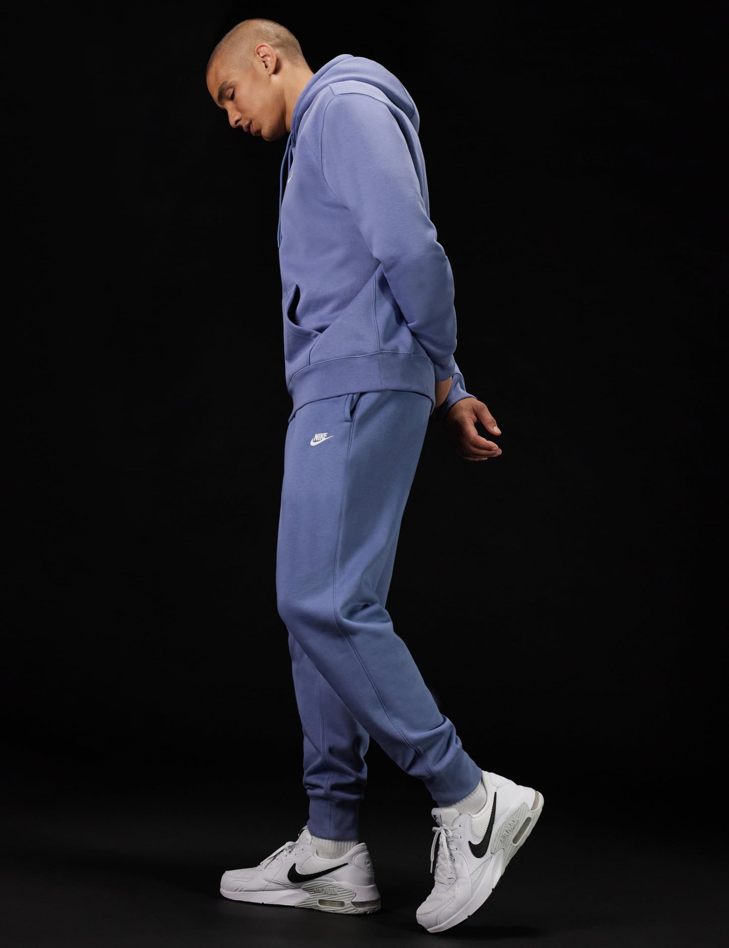 Nike Men's Air Max Excee Shoes, White/Black-Pure Platinum, 10.5