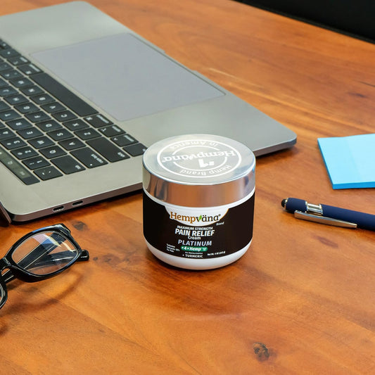 Hempvana Platinum Maximum Strength Relief Cream 4X Hemp for Muscles, Joints, Back, Knees, Shoulders, Neck, Elbows, Hands, Feet. AS SEEN ON TV. Odor-Free, Non-Greasy, Quickly Absorbs, 4X More Hemp